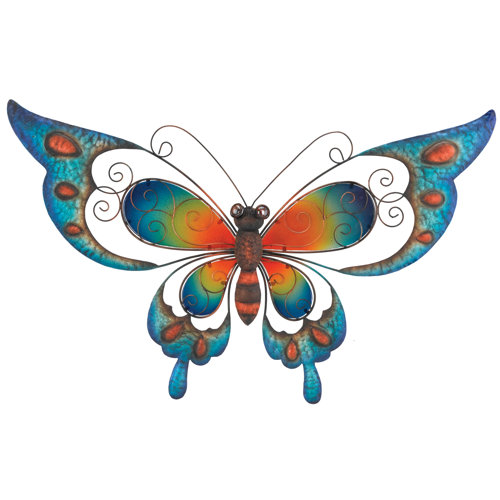 Regal Art & Gift Butterfly Wall Decor 29" Blue & Reviews Wayfair